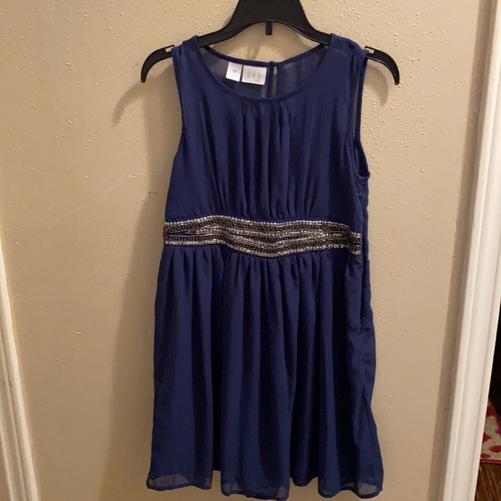 Girl blue dress (size 14)